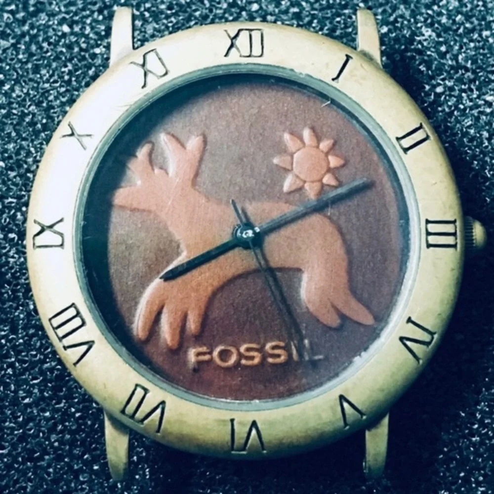 1992 ANTLER DEER WATCH FOSSIL DT-3201 (5000/0126)